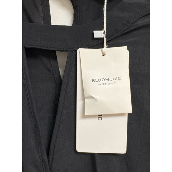 Bloomchic Women’s Black Blouse Size 14/16 NWT - Picture 3 of 6